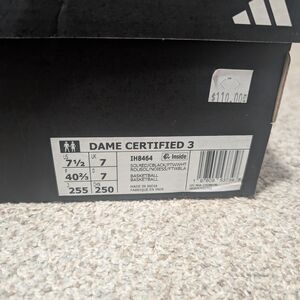adidas Dame Certified 3 Black Athletic Shoes